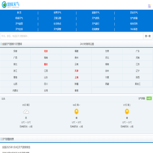 北京各大城市包括北京,上海及杭州,石家庄等城市的天气预报一周及10天15天查询